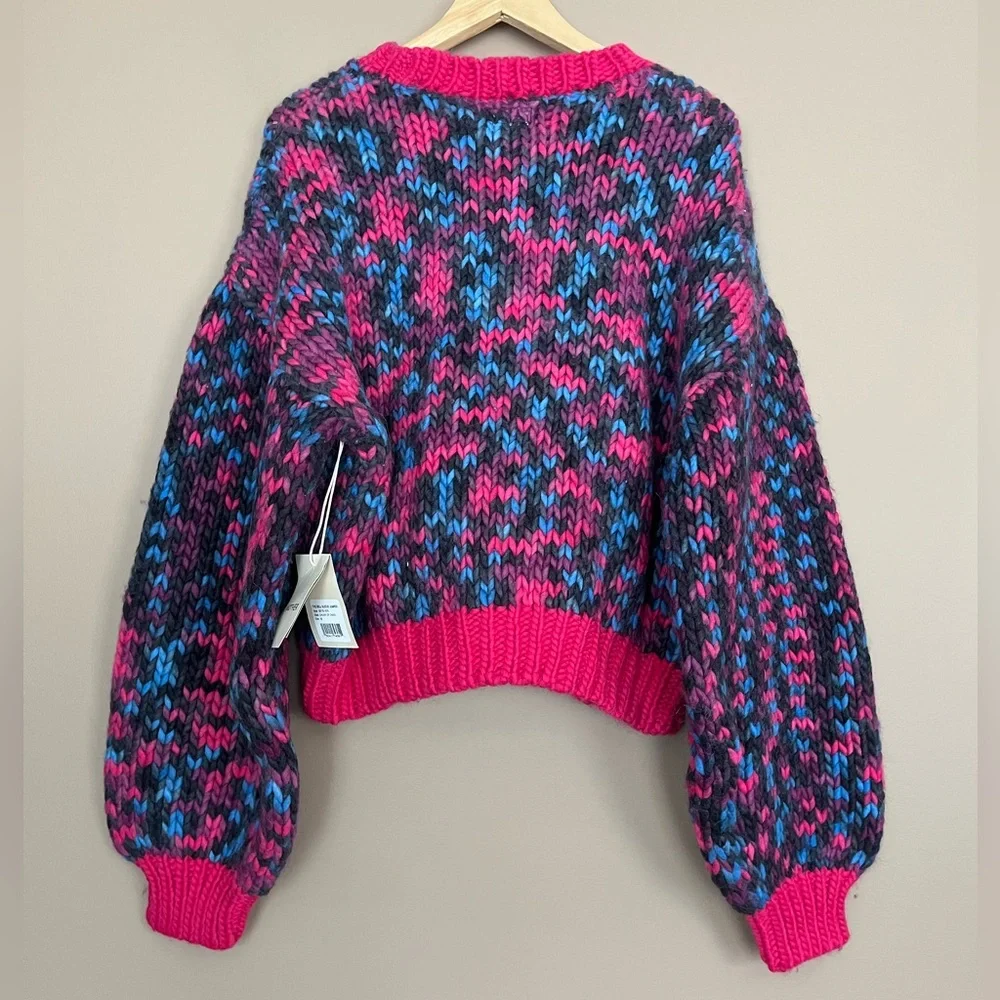 {MOTHER} The Bell Sleeve Jumper Sweater Alpaca and Wool Blend in Chunk of Chain - Picture 7 of 16